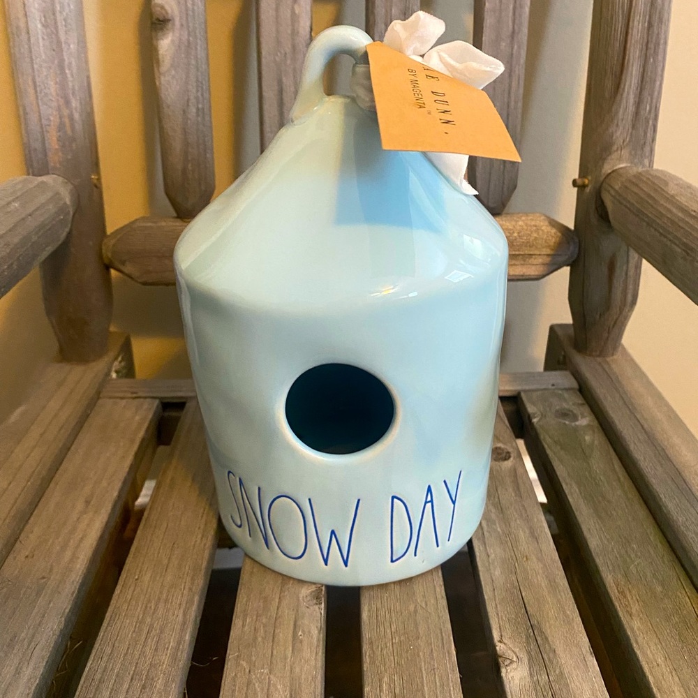 Rae Dunn Snow Day birdhouse